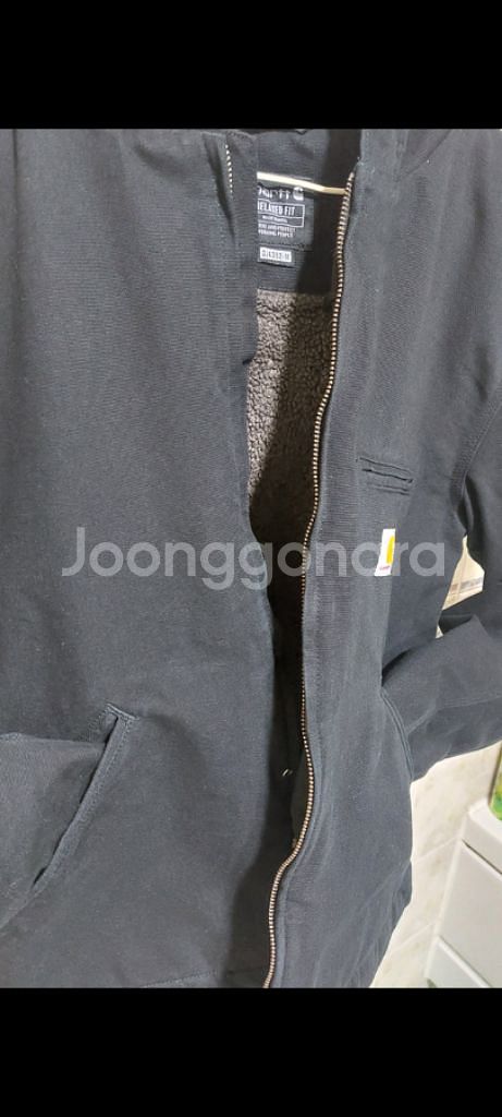 칼하트 덕 워시드 셰르파 자켓 J141 s 95사이즈--0