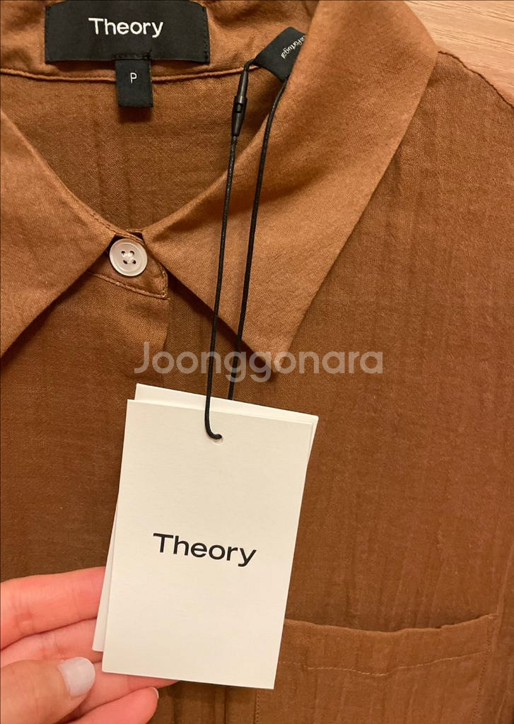 새상품] 띠어리 Theory 여성 브라운 셔츠 (P)--0
