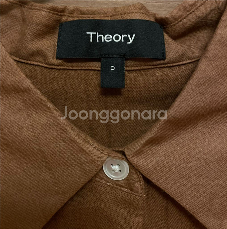 새상품] 띠어리 Theory 여성 브라운 셔츠 (P)--2