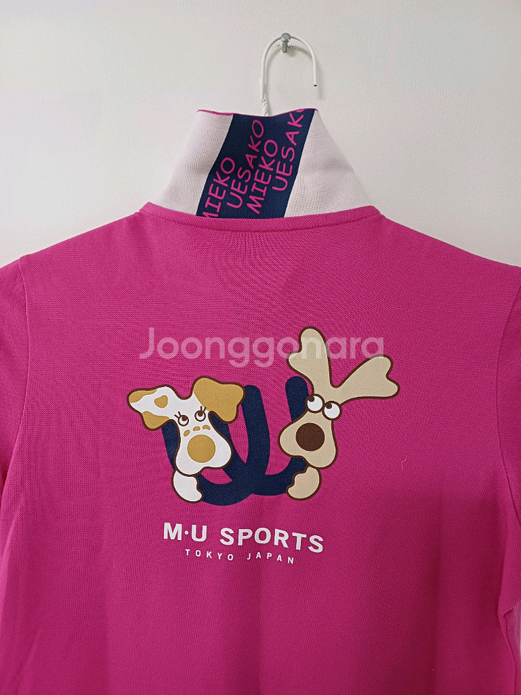 여성 MU골프 반팔티셔츠 (새상품급.스판95)--7