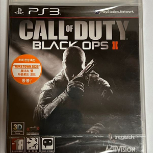 PS3 콜 오브 듀티 블랙 옵스 2 미개봉