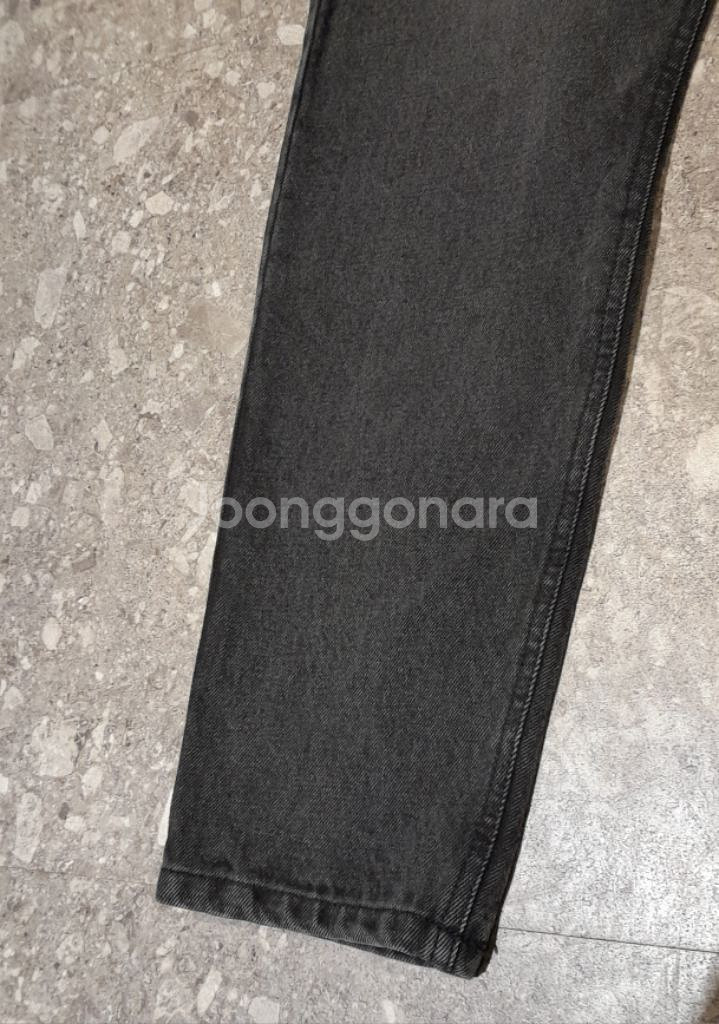 (새상품) 매스노운 흑청데님 팬츠 (M)--5