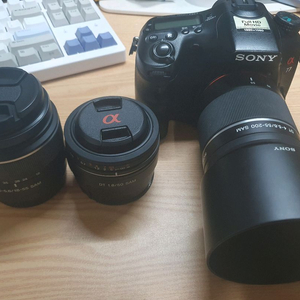 SONY A77 + 렌즈 3종 외 악세서리
