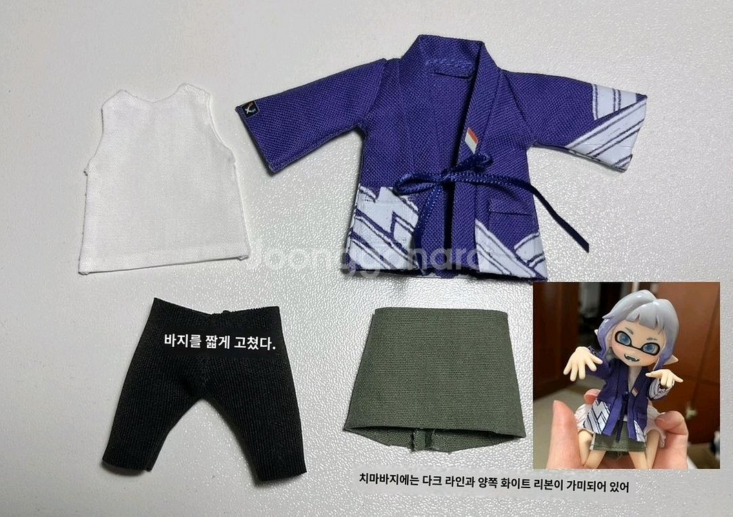 스플래툰 오비츠 인디고 보스 아우터 의상 풀셋 판매합니--2