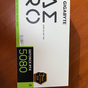 기가바이트 RTX 5080 AERO 미개봉