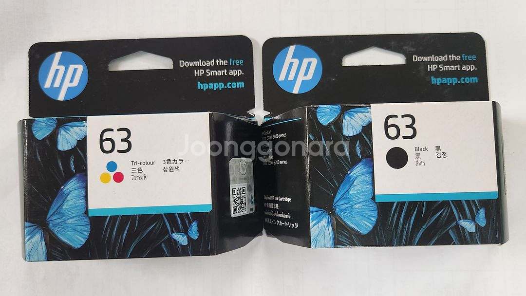 HP 63 잉크 일괄--0