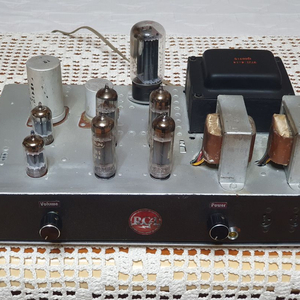 RCA 6BQ5/EL84 진공관 인티앰프 겸 파워앰프