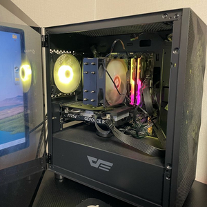 RTX 4060+R7 5700X3D 본체에 모니터서비스