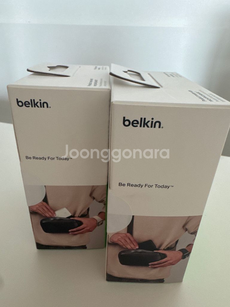 벨킨 부스트차지 USB-C 케이블 일체형 보조배터리 1--2