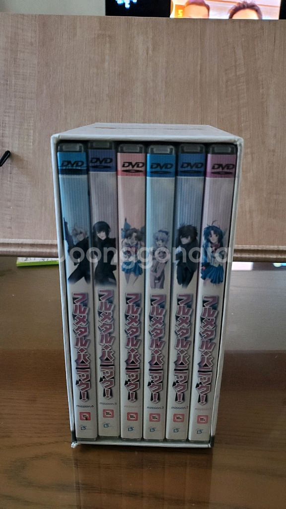 (DVD) 풀메탈 패닉 1~6 완 DVD 박스--0