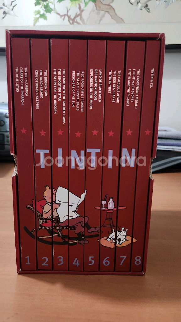 The Adventures of TINTIN 틴틴 원서--0