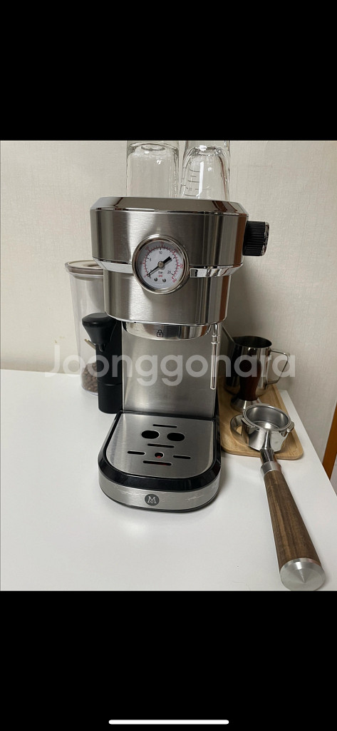 맥널티 반자동 커피머신 홈카페 세팅 세트--2