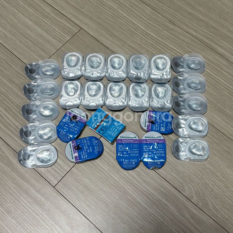 일회용 투명 렌즈 / 컬러 렌즈--2