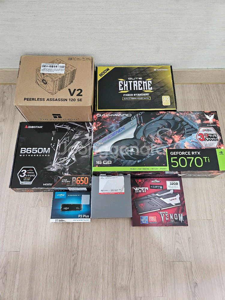 (급매)라이젠7800x3d 램32g 지포스 5070ti--5