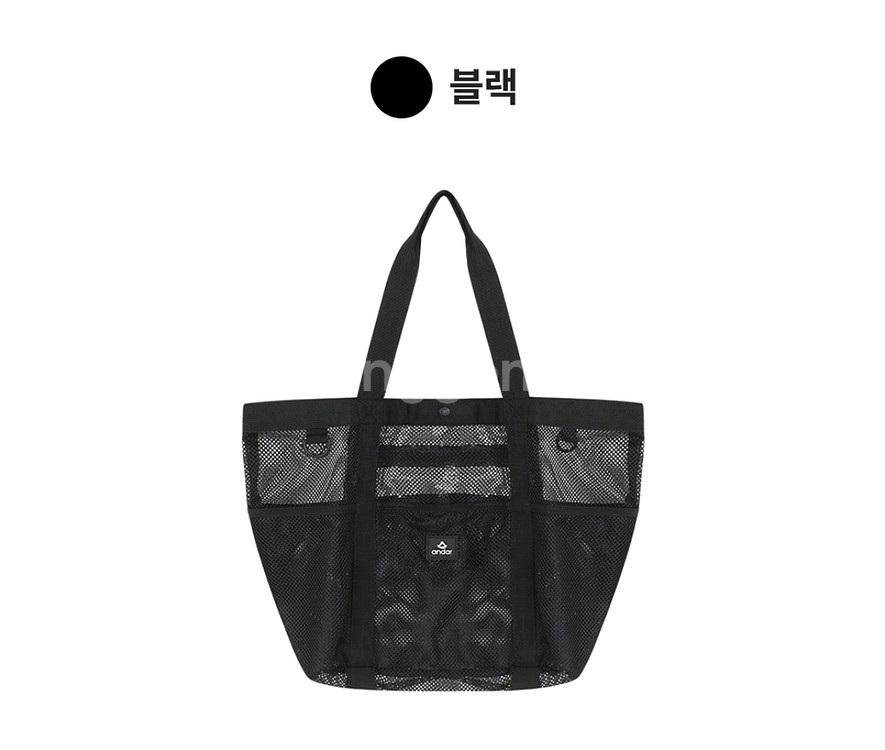 안다르 메쉬 포켓 비치백 새상품--1