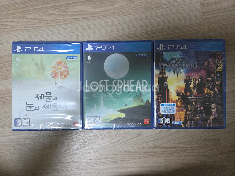 PS4 미개봉 타이틀 3종 일괄--0