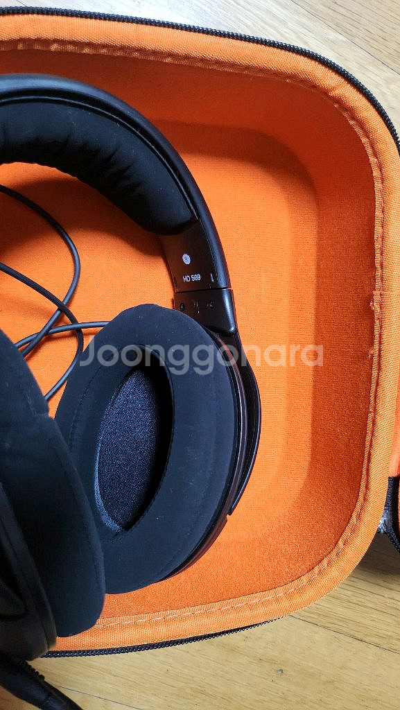 젠하이저 HD569 밀페형 헤드폰하드탑케이스포함--2