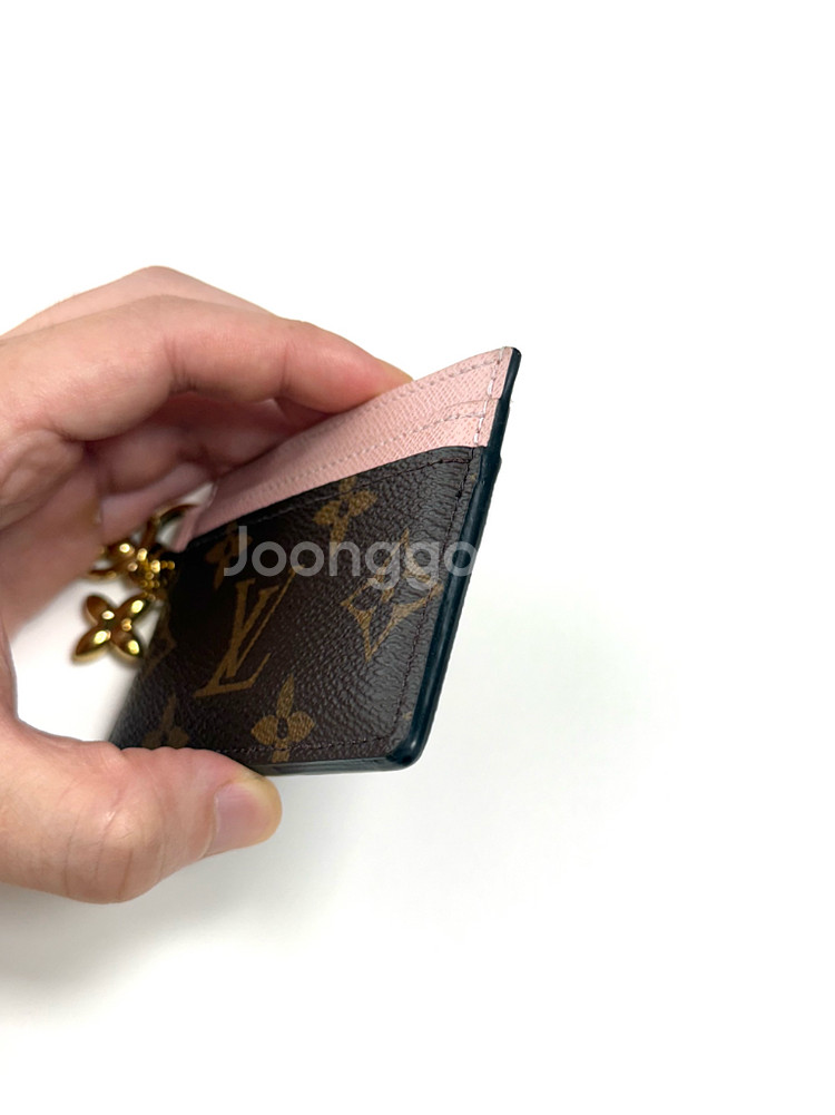 (백화점)루이비통 참 카드지갑--5