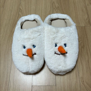 눈사람 겨울 실내화 M