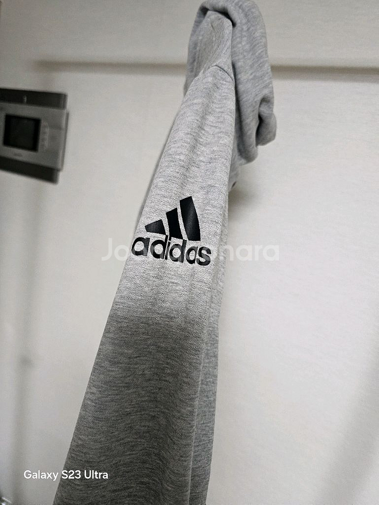 L) 아디다스 후드 집업점퍼--2