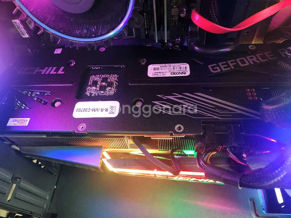 INNO3D RTX 3070 그래픽카드 고장제품 팝니다--3