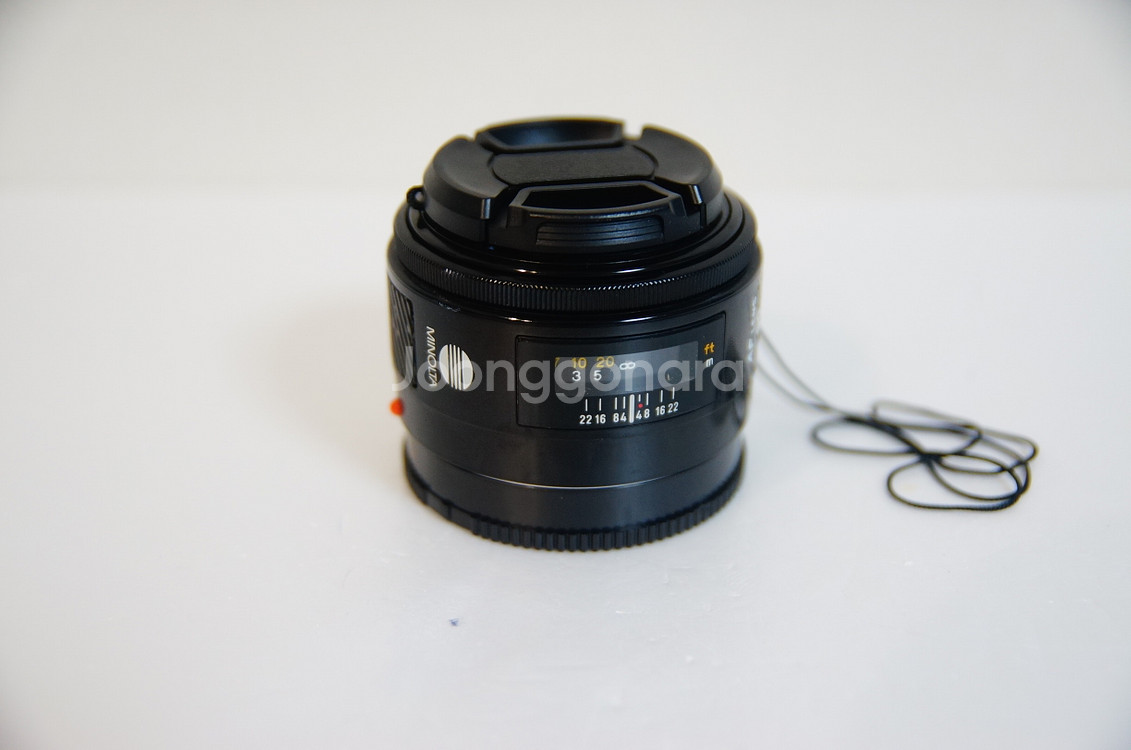 미놀타 50mm f1.4 AF 렌즈(소니용)팝니다.--3