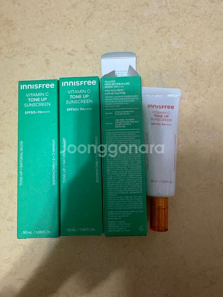 이니스프리 비타민C 잡티 톤업 선크림 50ML--0