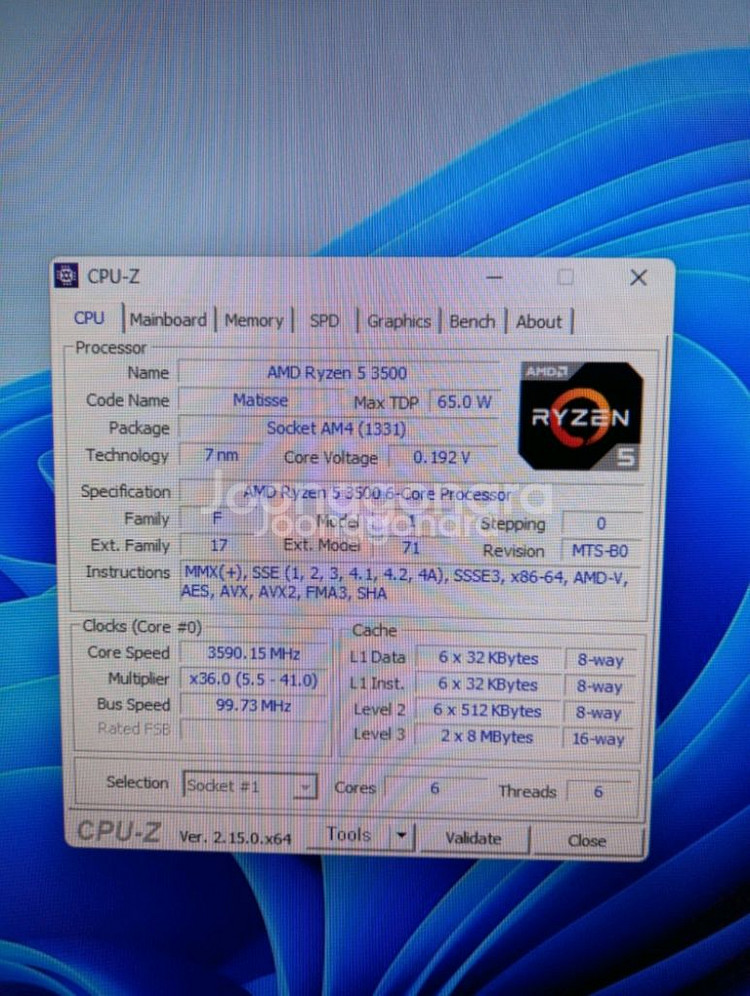 라이젠5 3500 RX570 16기가 메모리 컴퓨터--1