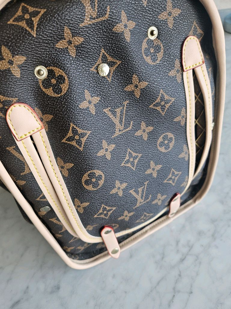 루이비통 강아지 캐리어 이미지