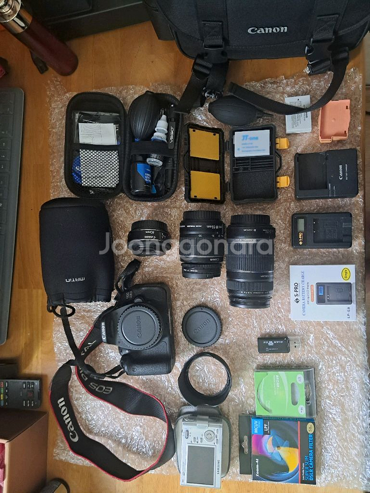 캐논 EOS 600D 카메라 +가방+ 렌즈3개+악세사리--6