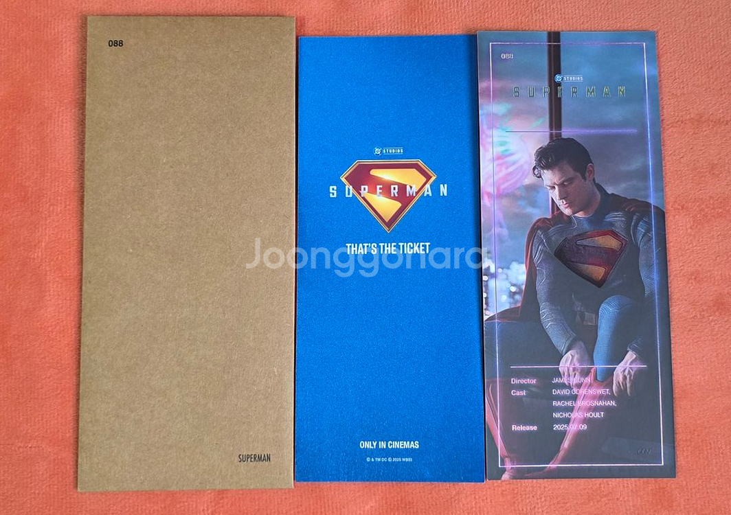 슈퍼맨 ttt cgv 굿즈 특전--1