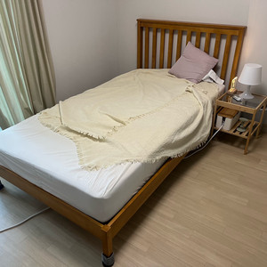 원목 침대 프레임