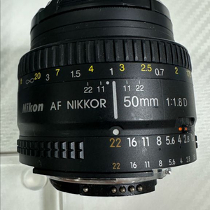니콘 AF 50mm 1.8D 렌즈