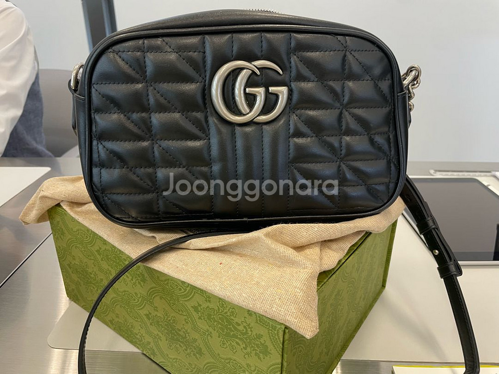 구찌GG마몽스몰숄더백--0