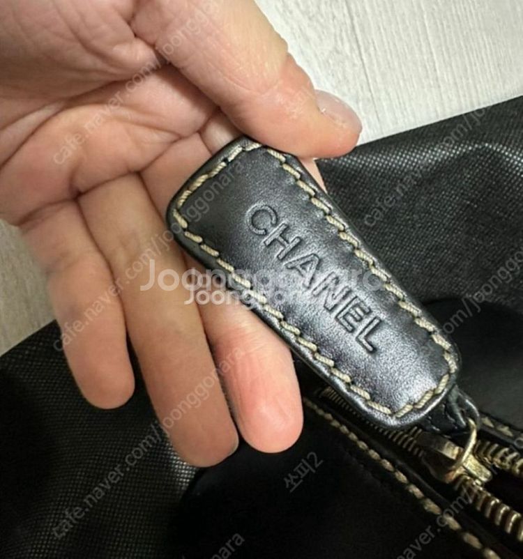 샤넬 빈티지 스티치 토트백 정품--6