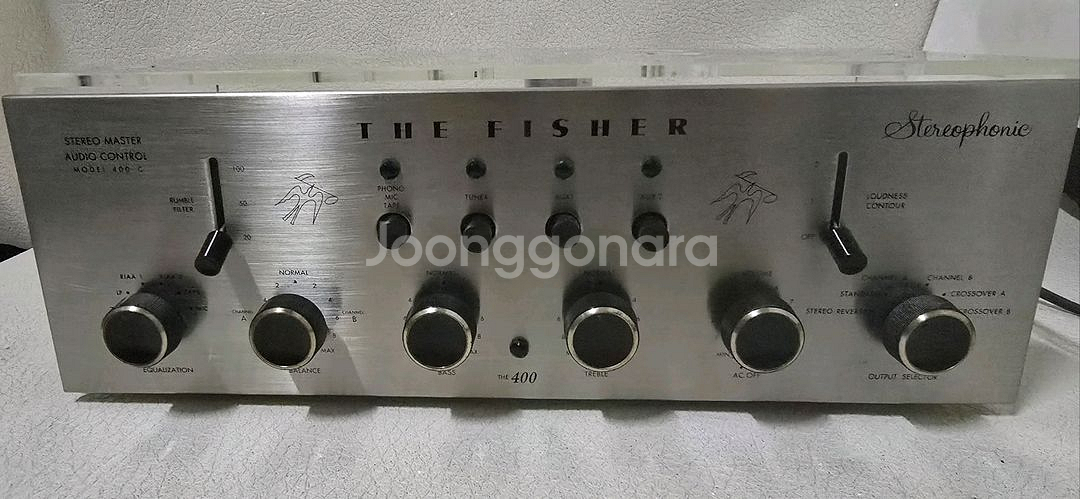 피셔 400C 진공관 프리 앰프--1
