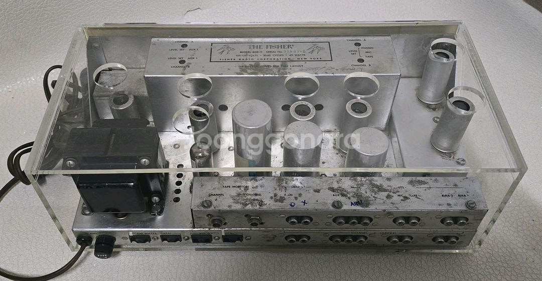 피셔 400C 진공관 프리 앰프--4