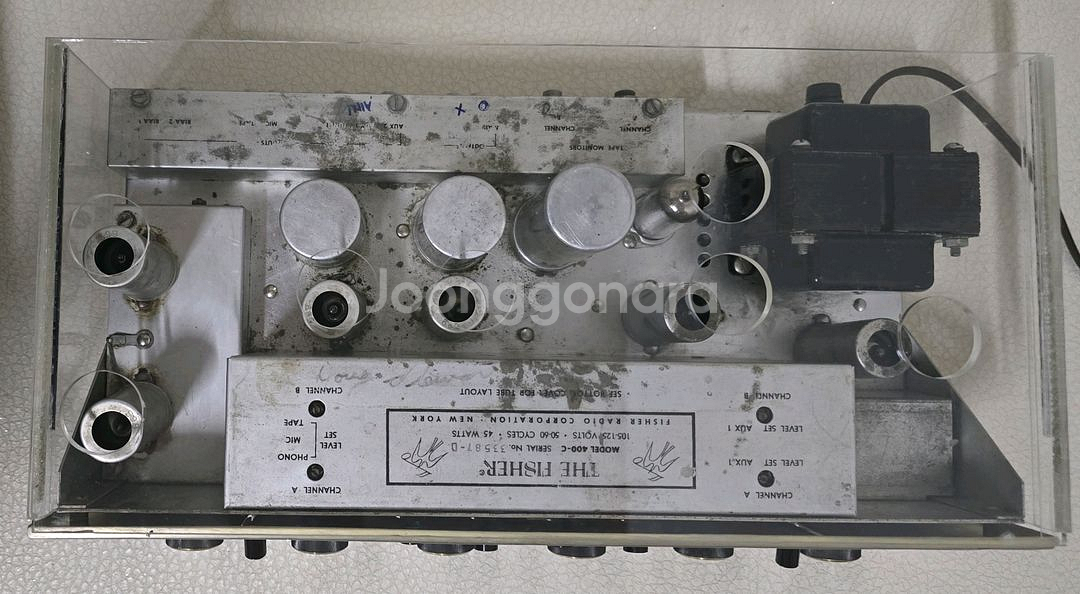 피셔 400C 진공관 프리 앰프--6