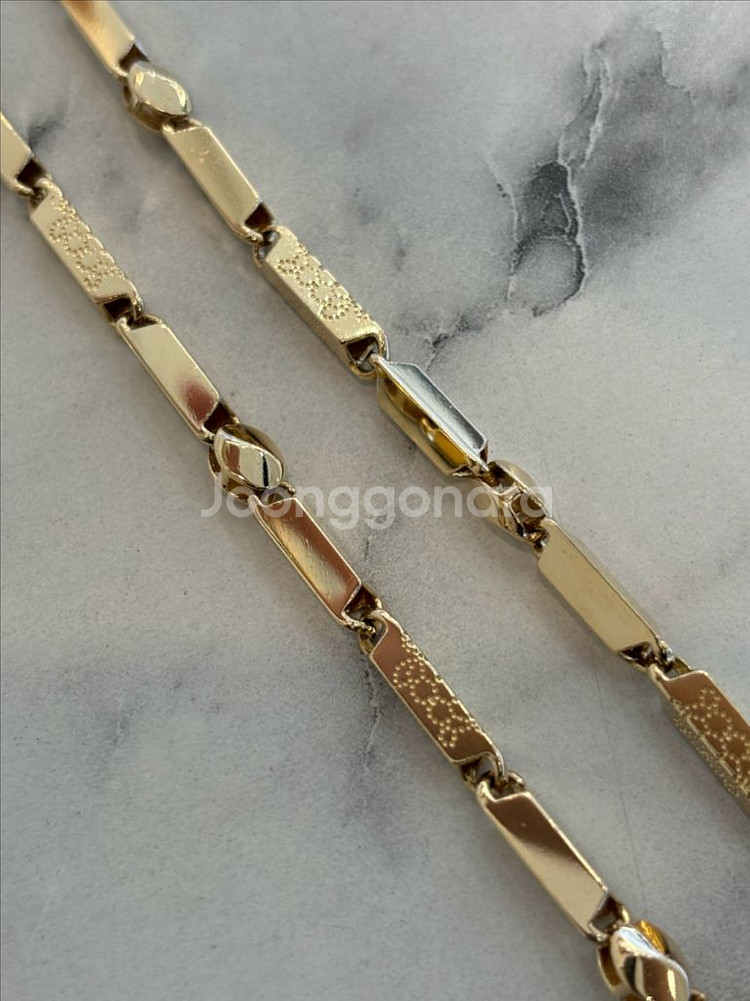 18k 대나무목걸이 11.16돈 남자금목걸이--1