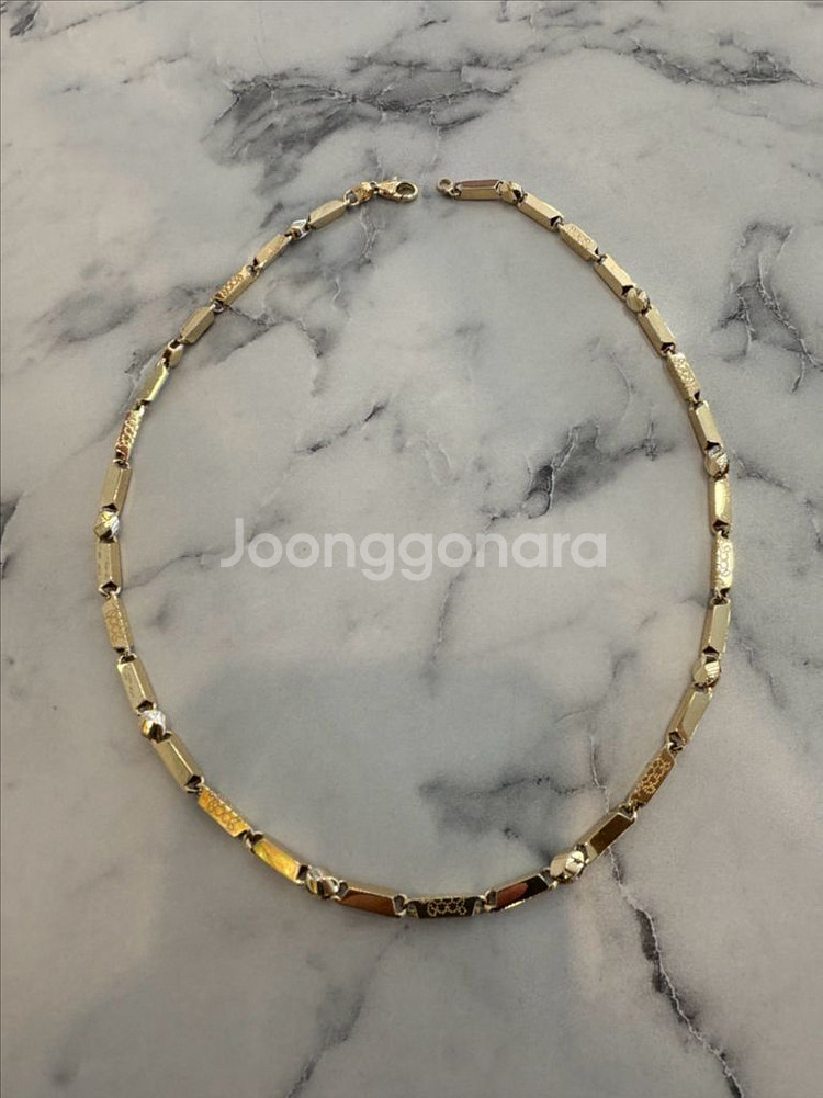 18k 대나무목걸이 11.16돈 남자금목걸이--2