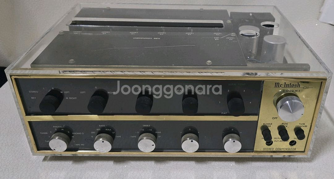 매킨토시 C20 진공관 프리앰프--2