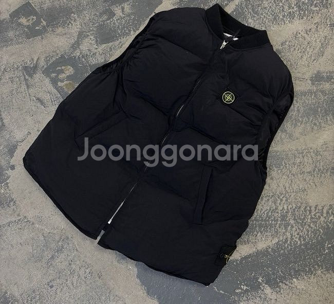 스톤아일랜드 패딩 조끼자켓 105/XL--0