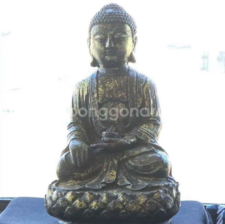 불상 높이 37cm 무게 4kg--0