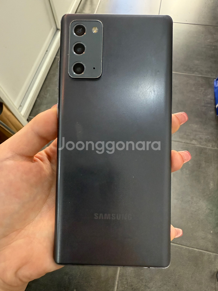 무잔상)갤럭시노트20 256GB 그레이/ Y953--4