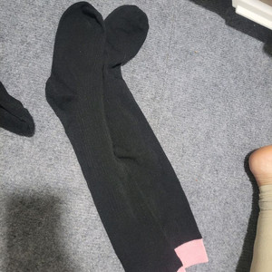 니삭스 검정 패션 양말