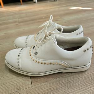 지포어 정품 웰트 스터드 스파이크리스 골프화245mm