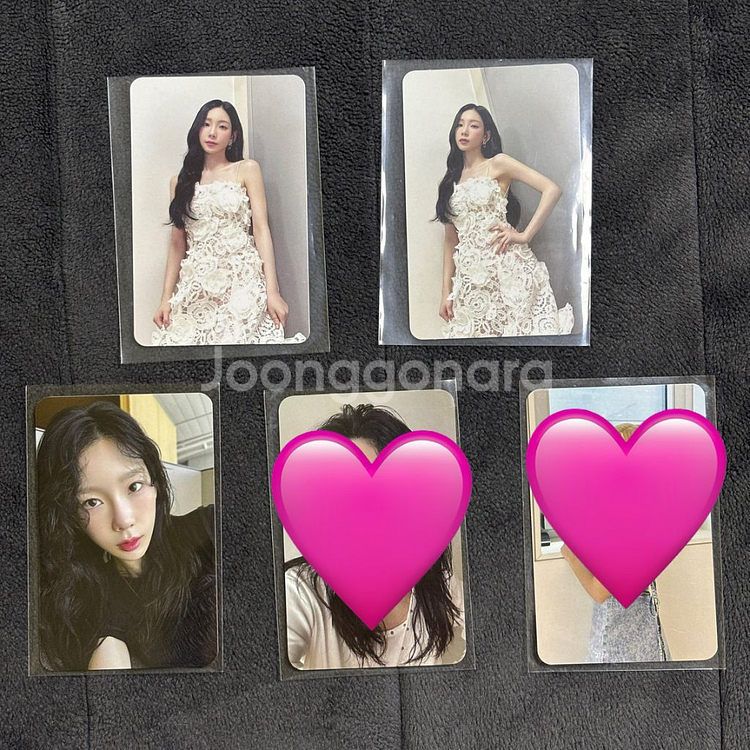 소녀시대 데뷔 기념 굿즈 포카 판매합니다 (태연&효연)--0