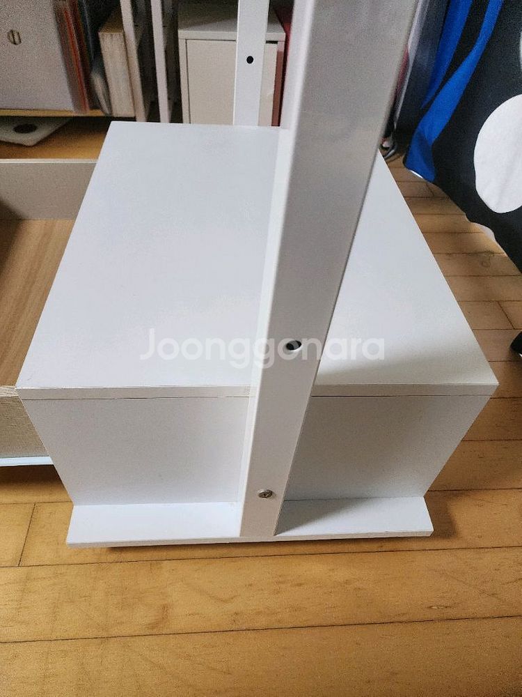 아이린 1단서랍형 2단스틸 드레스룸 행거 600--5