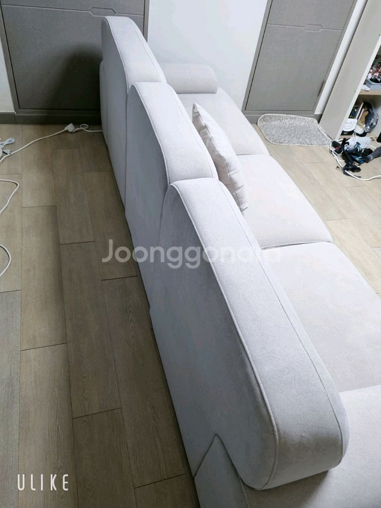 로디우스 4인용 패브릭 모듈 소파+쿠션4개--4