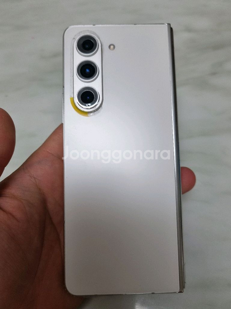 갤럭시 폴드5 512gb 크림 올갈이(올수리) 새상품급--10
